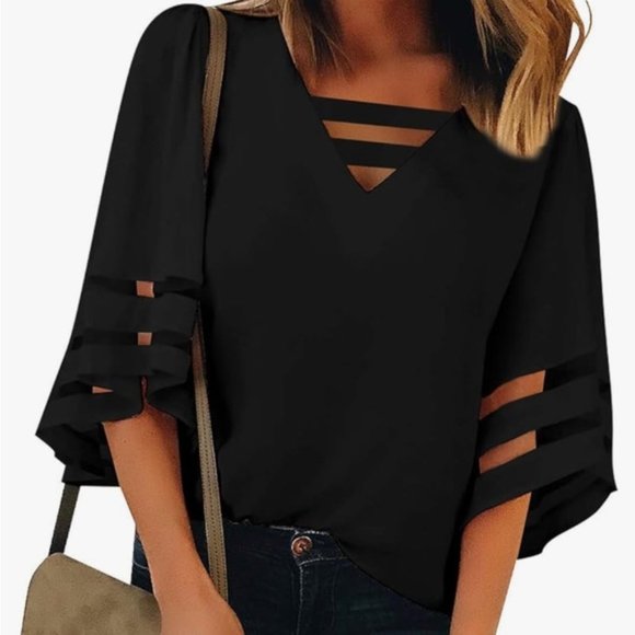Tops - Black Blouse